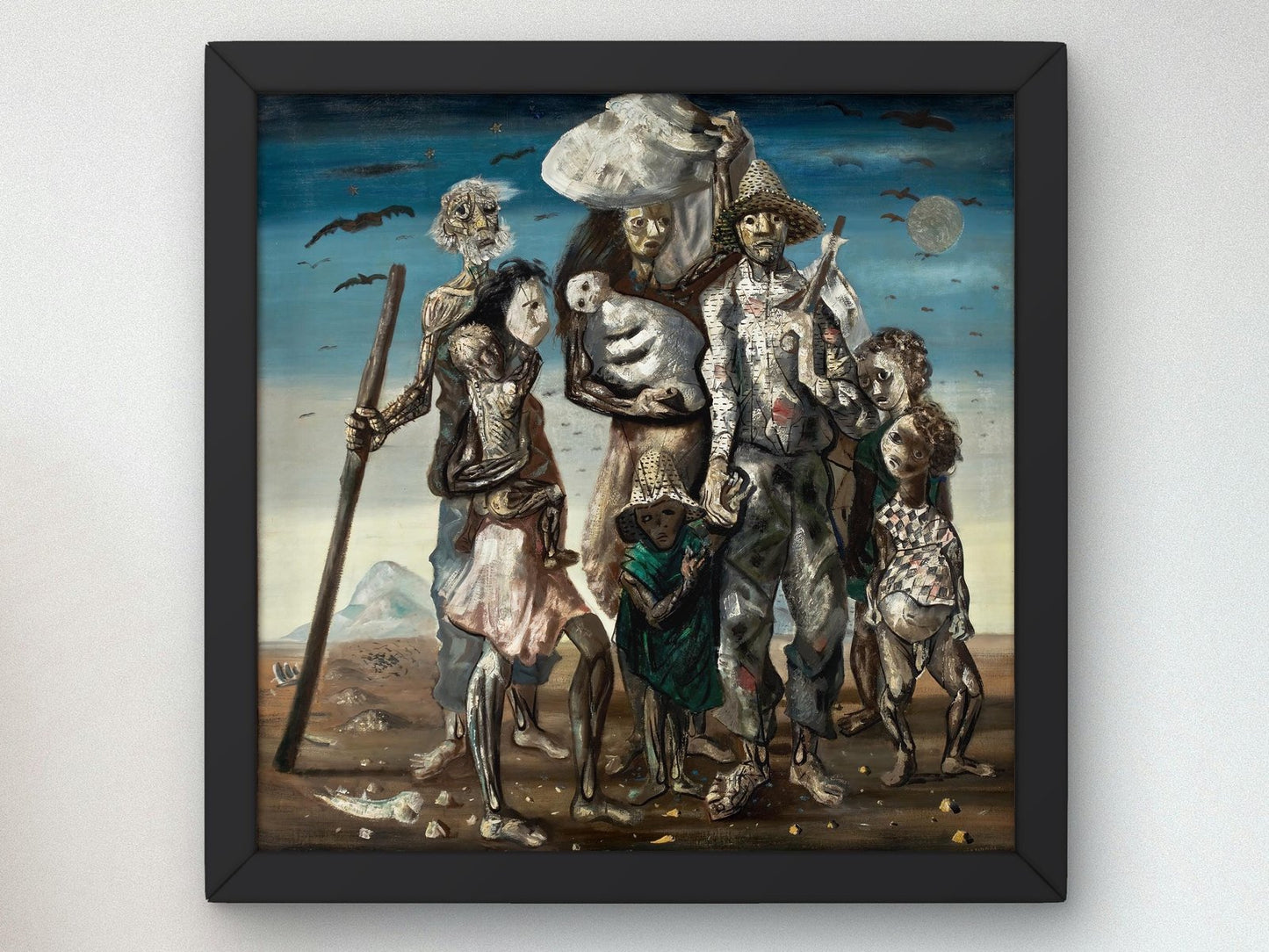 Northeastern Migrants by Candido Portinari, 1944, Expressionism and Fauvism, fine art print