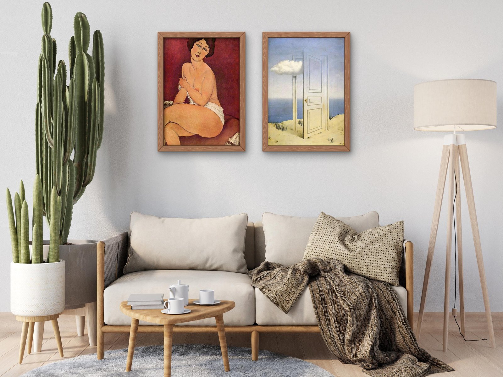 Nude Sitting on a Divan by Amedeo Modigliani, 1917, Art Deco, fine art print