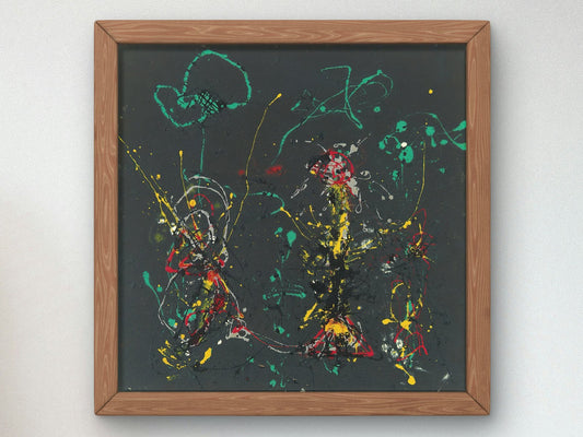 Number 17 by Jackson Pollock, 1950, Abstract Expressionism, fine art print