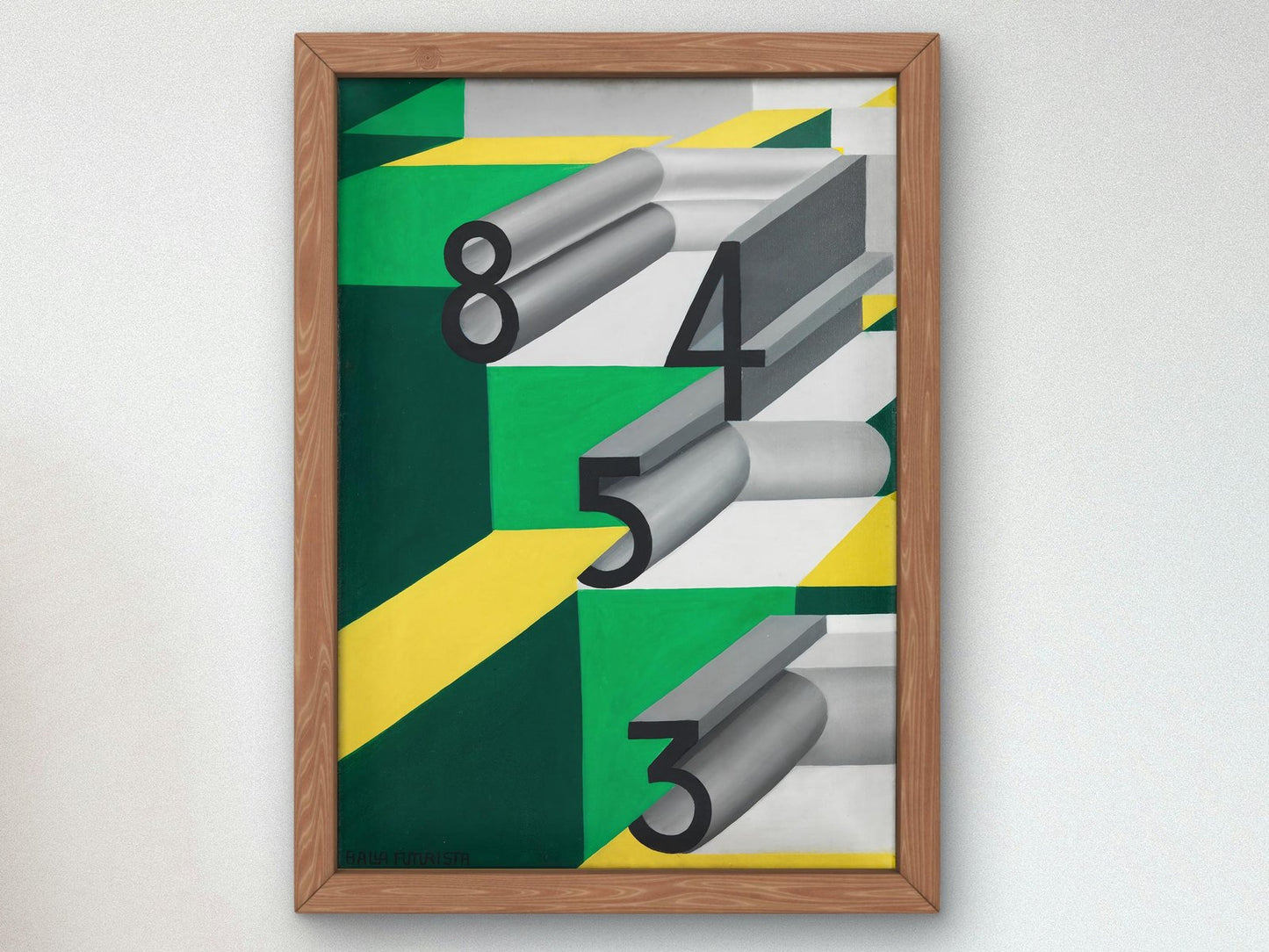 Numeri Innamorati by Giacomo Balla, 1923, Futurism and Constructivism, fine art print