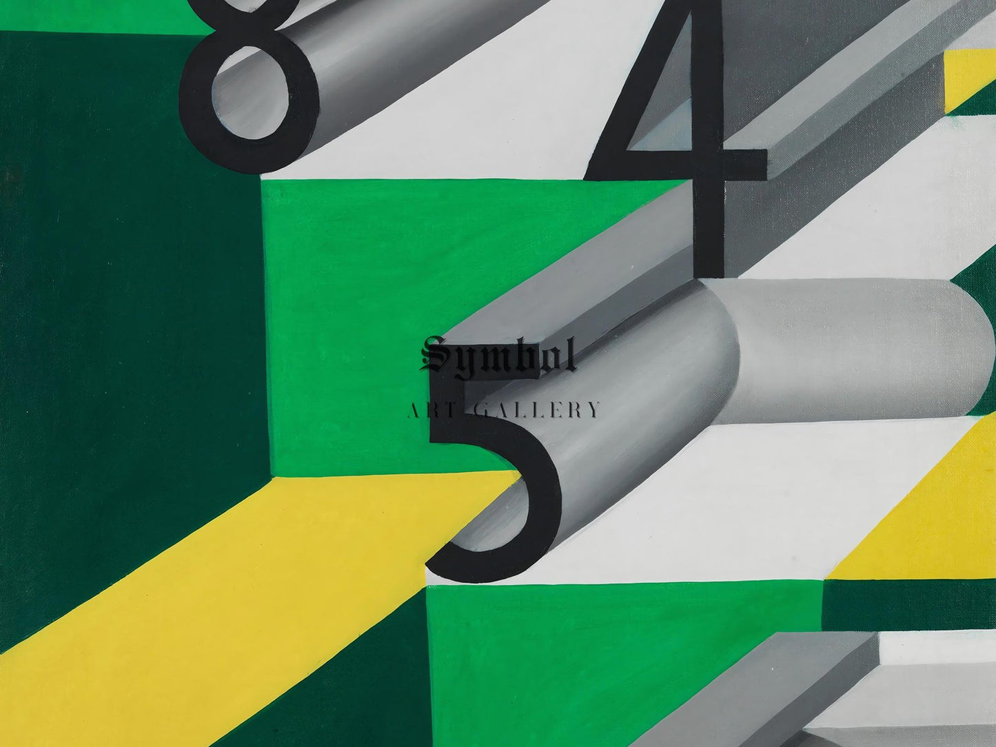 Numeri Innamorati by Giacomo Balla, 1923, Futurism and Constructivism, fine art print