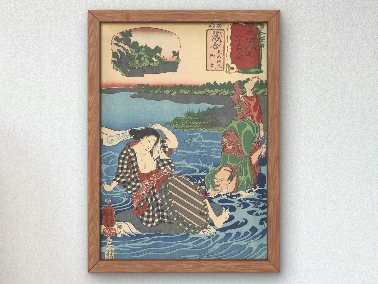 Ochiai by Utagawa Kuniyoshi, 1850, Japanese Woodblock Prints, fine art print