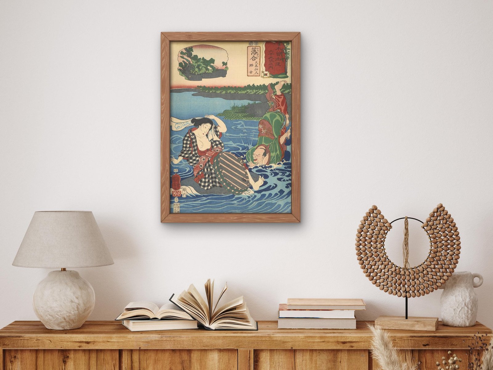 Ochiai by Utagawa Kuniyoshi, 1850, Japanese Woodblock Prints, fine art print