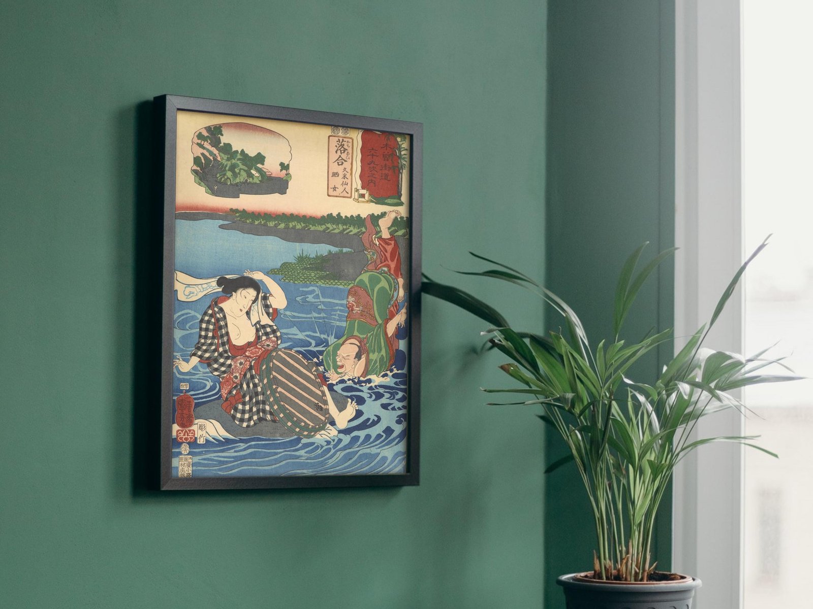 Ochiai by Utagawa Kuniyoshi, 1850, Japanese Woodblock Prints, fine art print