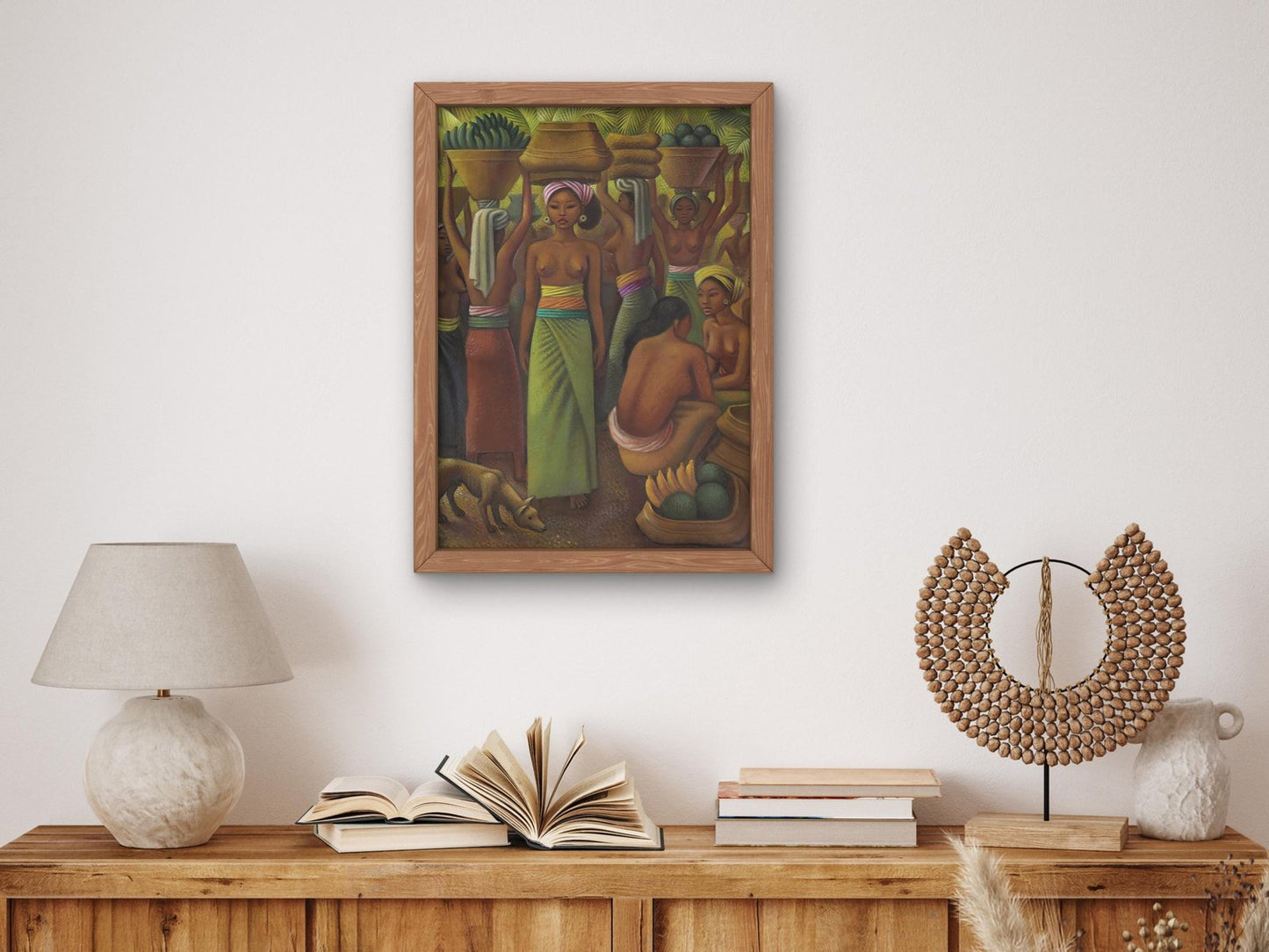 Offering Fruits for the Temple by Miguel Covarrubias, 1932, Art Deco and American Modernism, fine art print