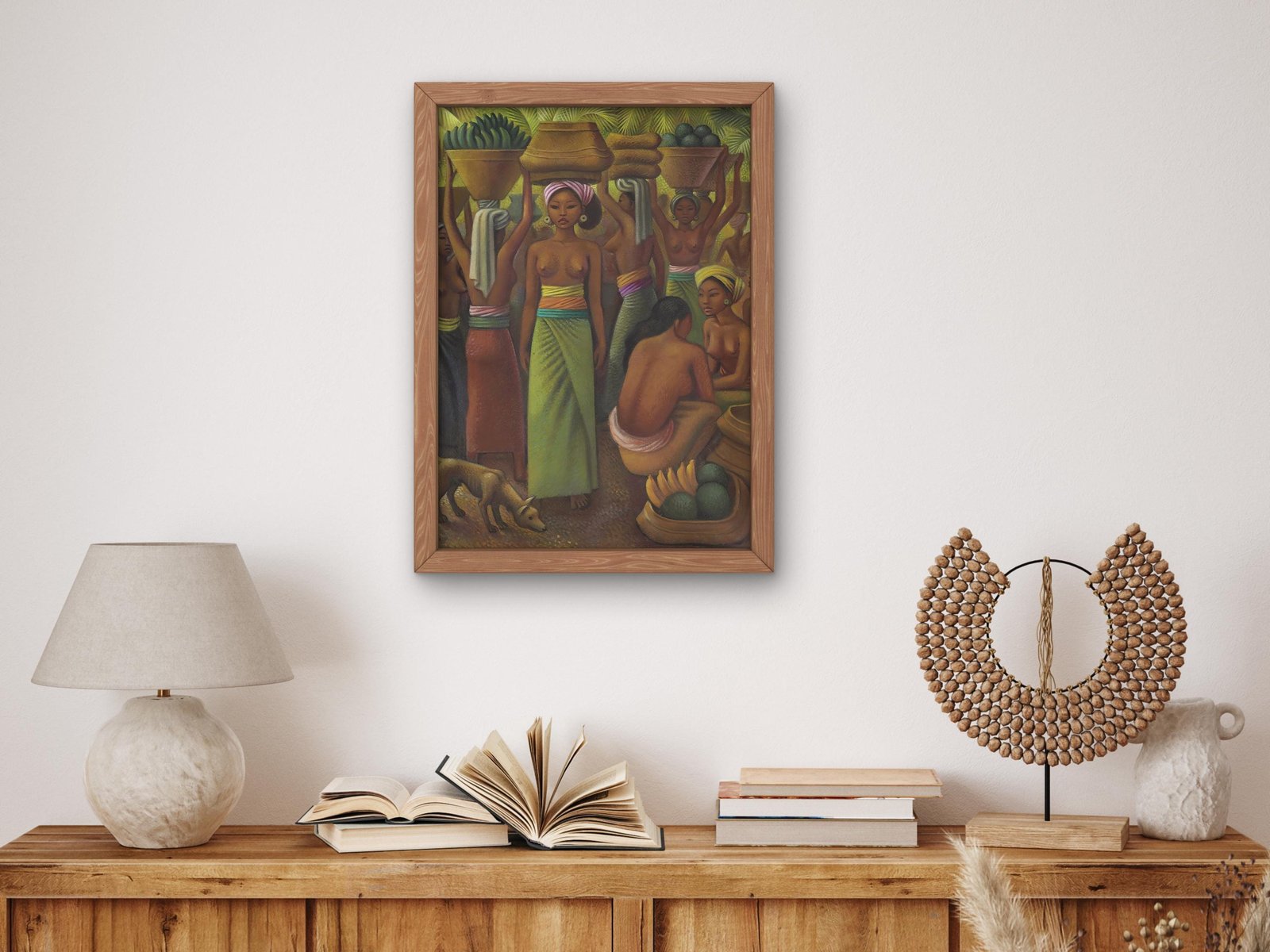 Offering Fruits for the Temple by Miguel Covarrubias, 1932, Art Deco and American Modernism, fine art print