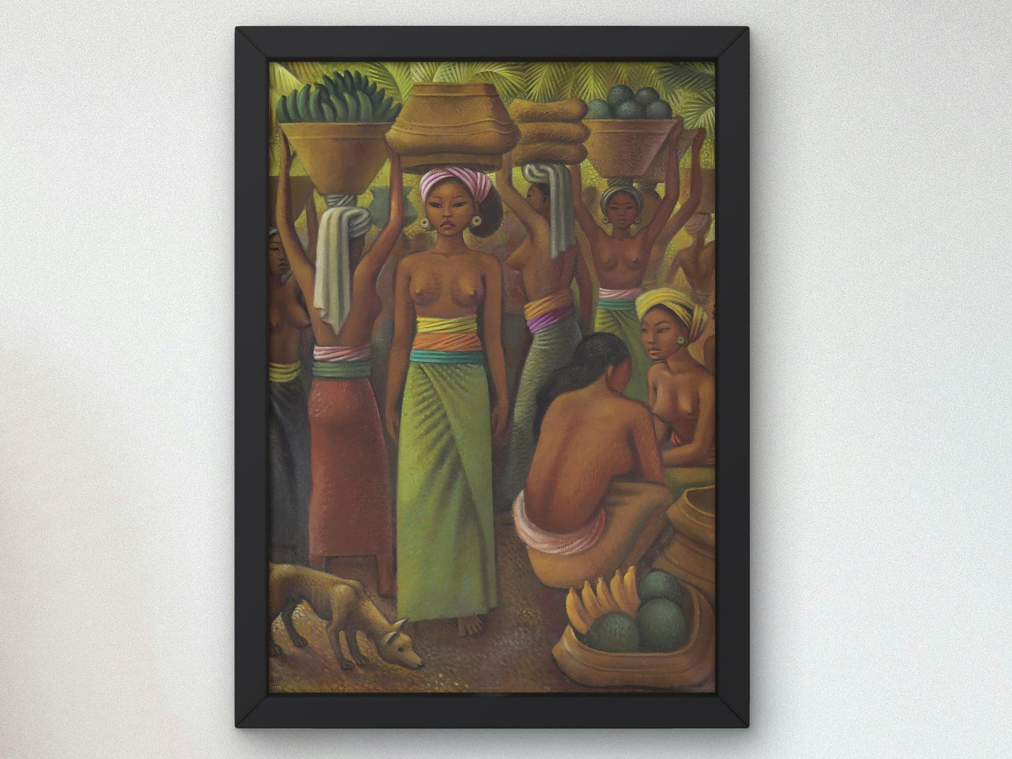 Offering Fruits for the Temple by Miguel Covarrubias, 1932, Art Deco and American Modernism, fine art print