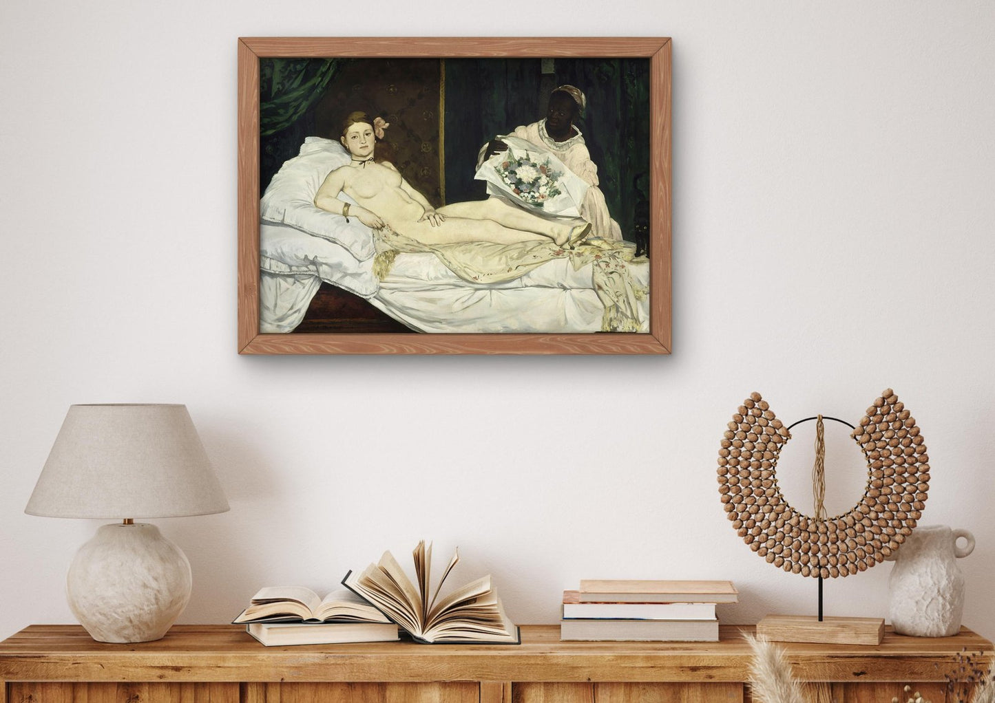 Olympia by Édouard Manet, 1863, Realism and Naturalism, fine art print