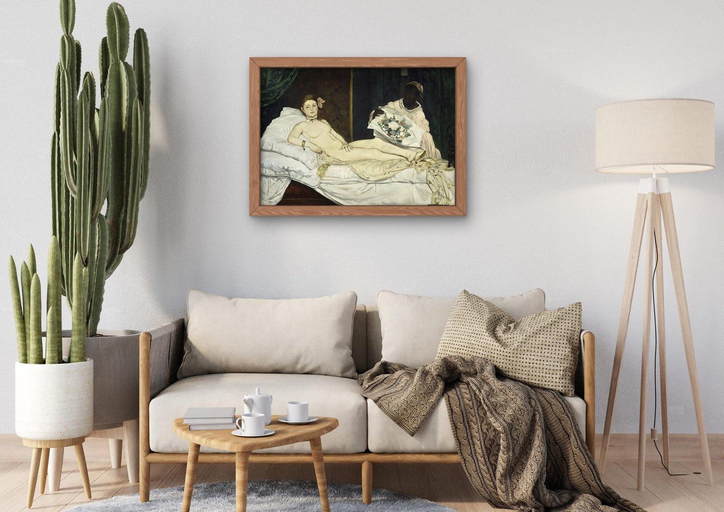 Olympia by Édouard Manet, 1863, Realism and Naturalism, fine art print