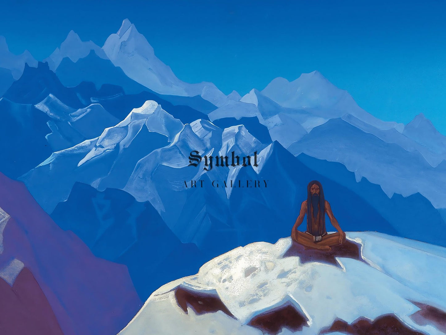 On the Heights by Nicolas Roerich, 1936, Surrealism and Modern Art, fine art print