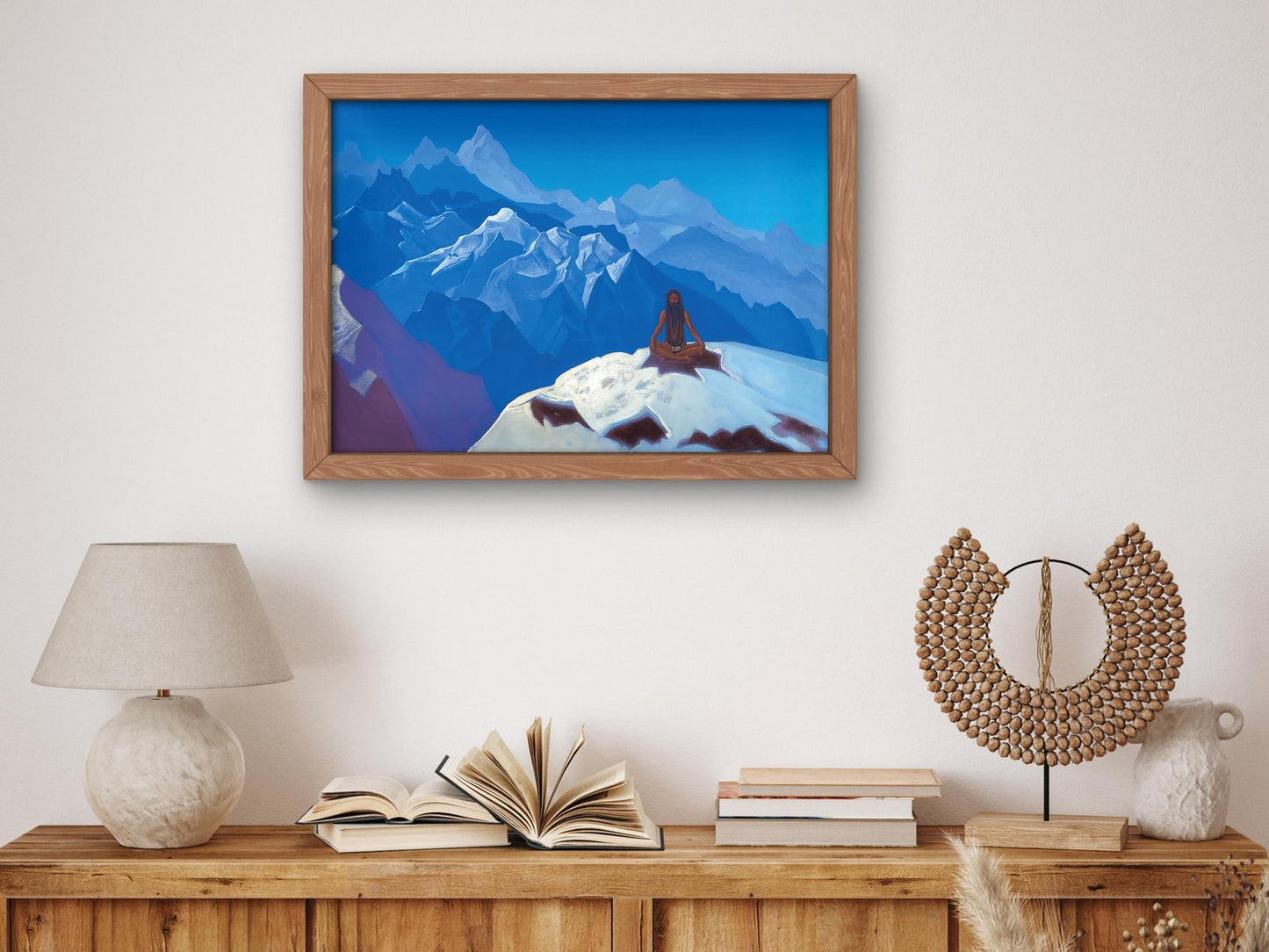 On the Heights by Nicolas Roerich, 1936, Surrealism and Modern Art, fine art print