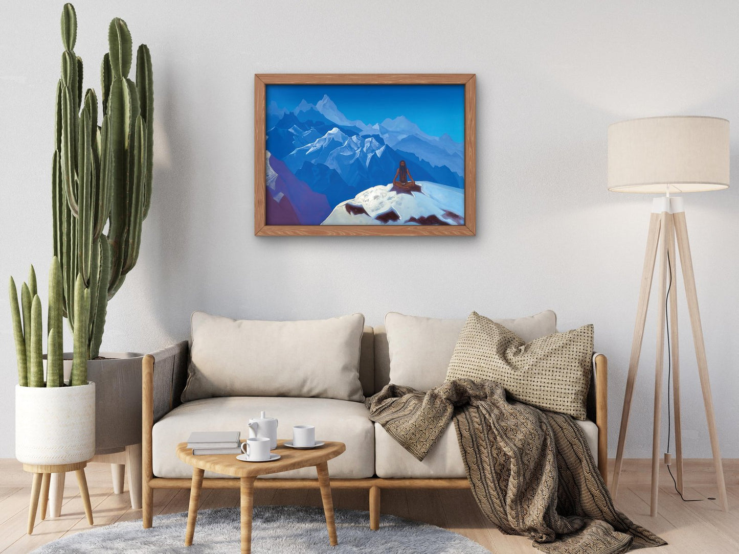 On the Heights by Nicolas Roerich, 1936, Surrealism and Modern Art, fine art print