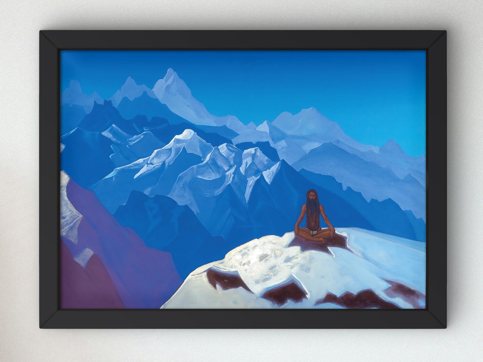 On the Heights by Nicolas Roerich, 1936, Surrealism and Modern Art, fine art print