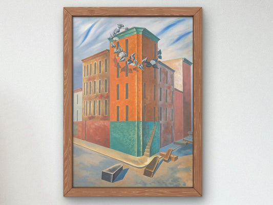 One Third of a Nation by O. Louis Guglielmi, 1939, Art Deco and American Modernism, fine art print