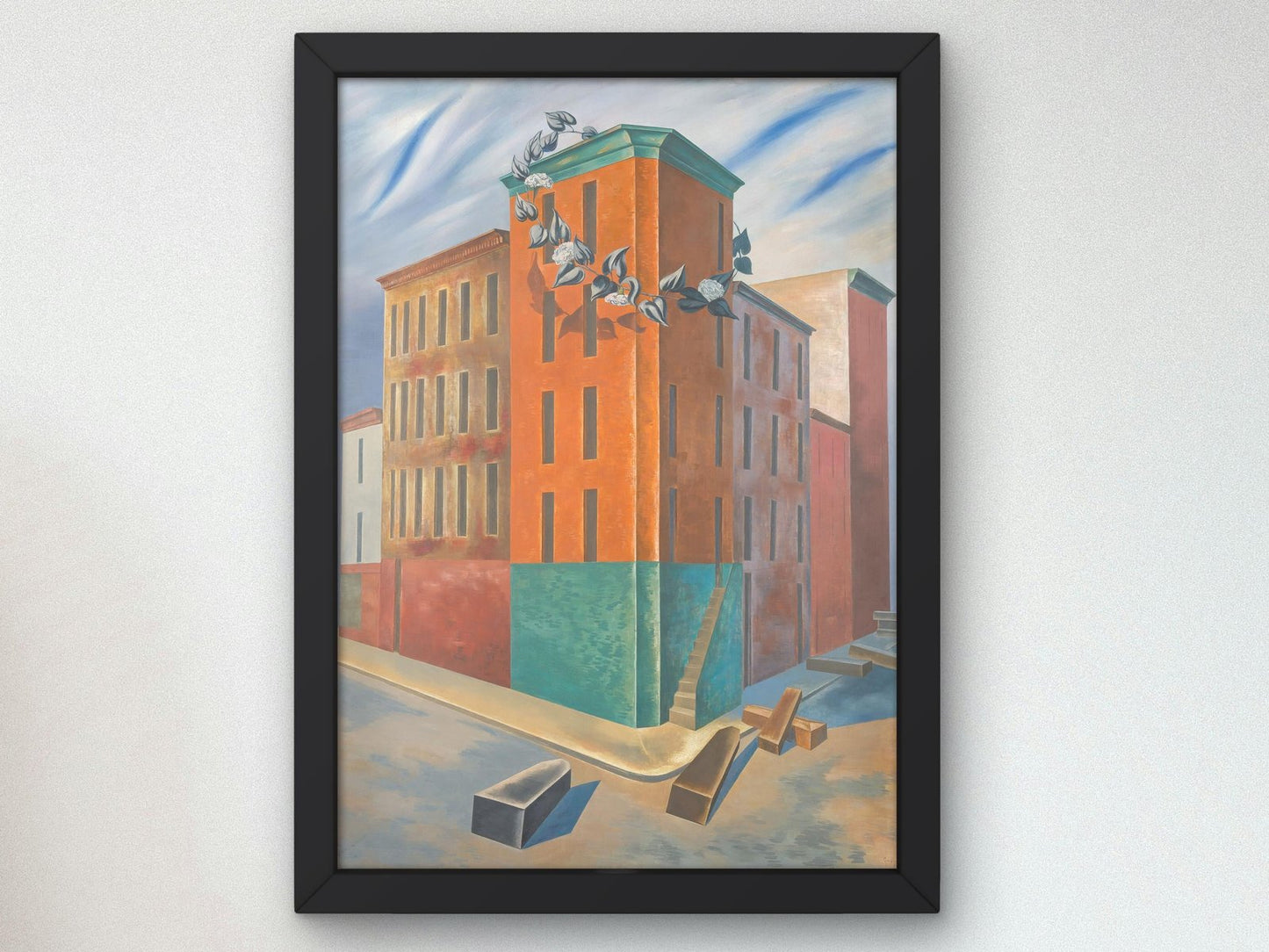 One Third of a Nation by O. Louis Guglielmi, 1939, Art Deco and American Modernism, fine art print