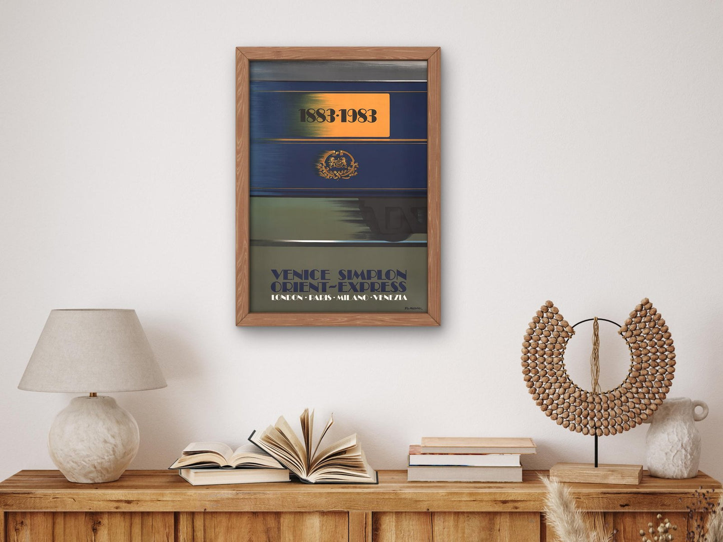Orient Express Centenary poster by Pierre Fix-Masseau, 1936, Vintage Ads and Posters, fine art print