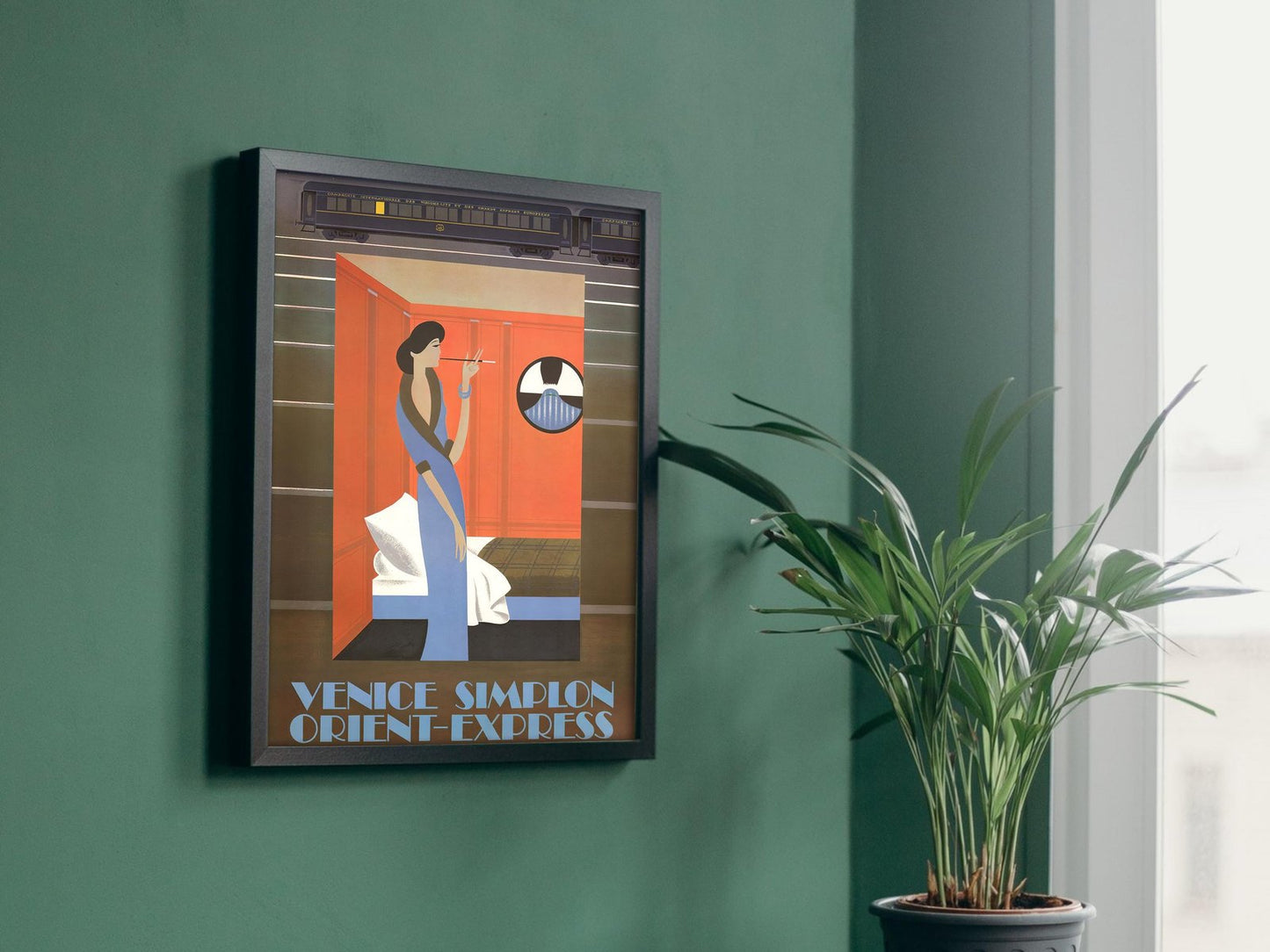 Orient Express Travel Poster by Pierre Fix-Masseau, 1927, Vintage Ads and Posters, fine art print