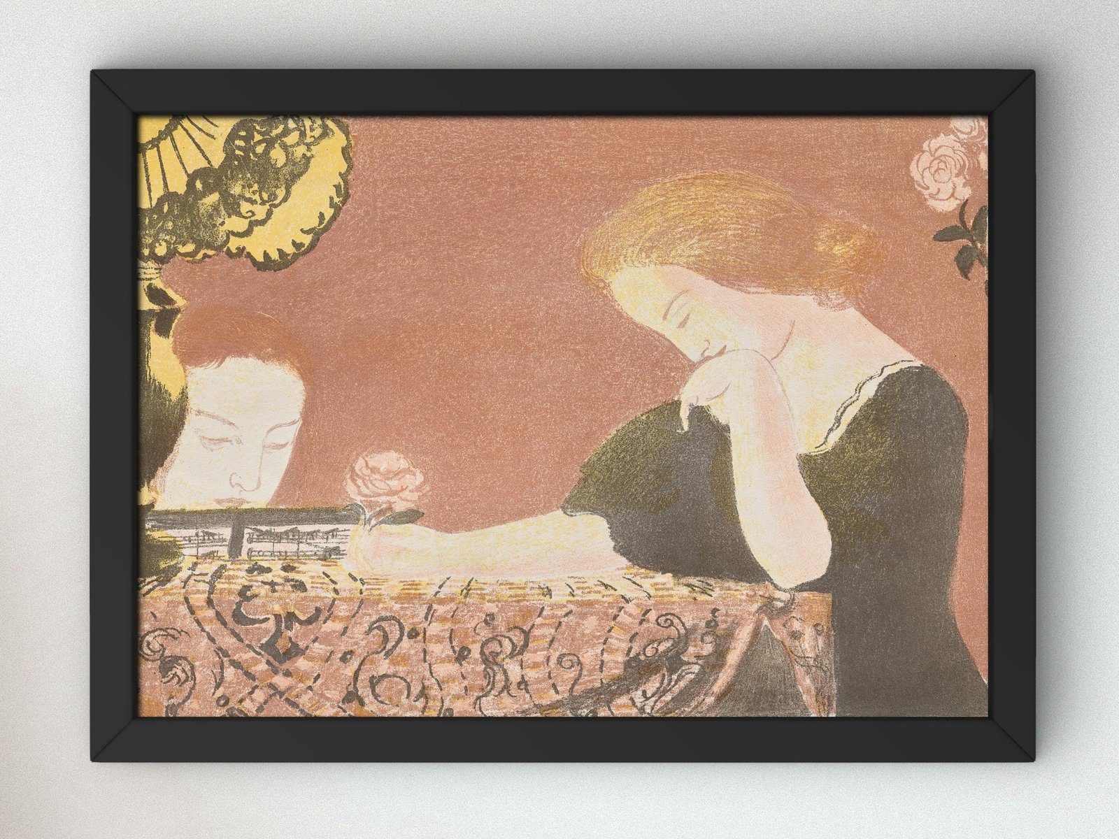Our Souls in Languorous Gestures by Maurice Denis, 1899, Art Nouveau and Belle Époque, fine art print