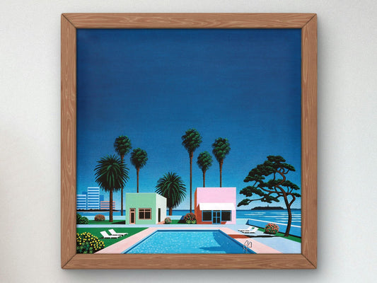 Pacific Breeze by Hiroshi Nagai, contemporary art, Surrealism and Modern Art, fine art print
