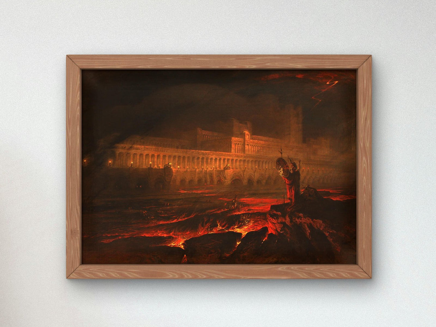 Pandemonium by John Martin, 1841, Romanticism and Classical Landscapes, fine art print