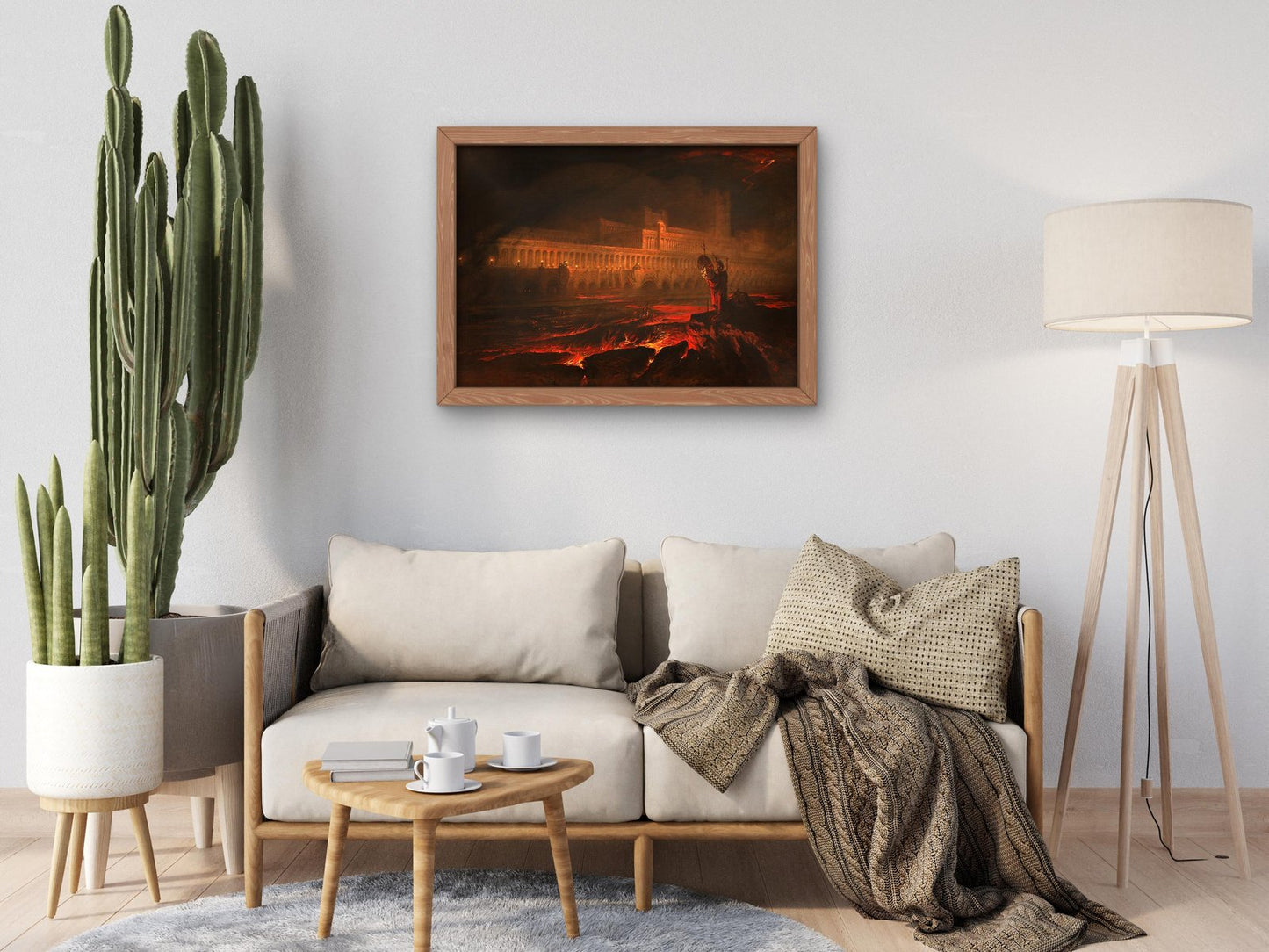 Pandemonium by John Martin, 1841, Romanticism and Classical Landscapes, fine art print