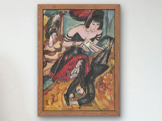 Pantomime Reimann by Ludwig Heinrich Jungnickel, 1921, Expressionism and Fauvism, fine art print