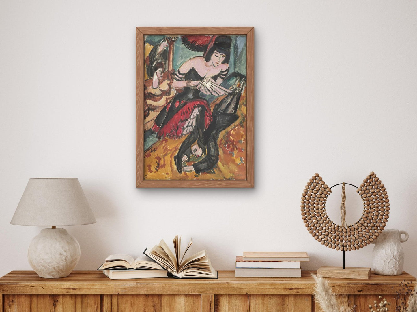 Pantomime Reimann by Ludwig Heinrich Jungnickel, 1921, Expressionism and Fauvism, fine art print