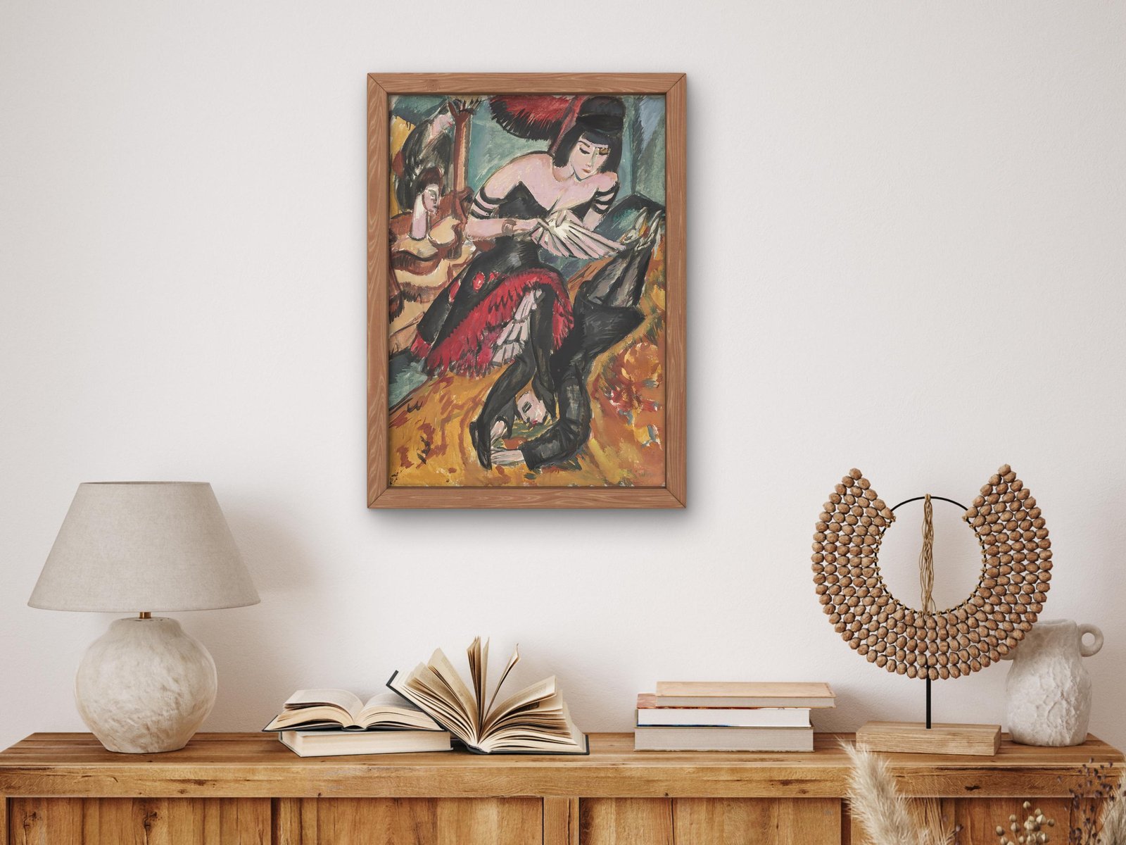 Pantomime Reimann by Ludwig Heinrich Jungnickel, 1921, Expressionism and Fauvism, fine art print