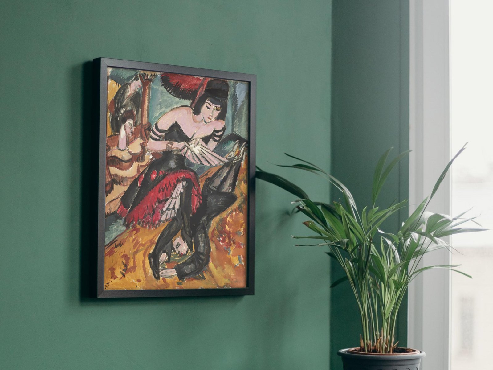 Pantomime Reimann by Ludwig Heinrich Jungnickel, 1921, Expressionism and Fauvism, fine art print