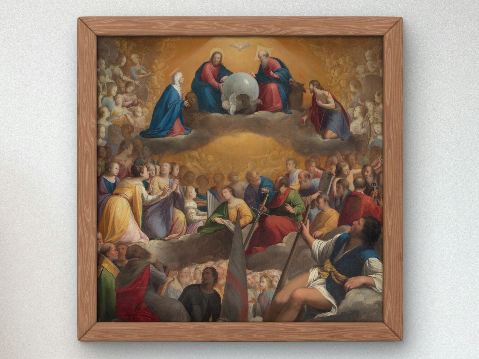 Paradise by Carlo Saraceni, 1598, Baroque and Chiaroscuro, fine art print