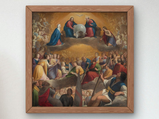 Paradise by Carlo Saraceni, 1598, Baroque and Chiaroscuro, fine art print