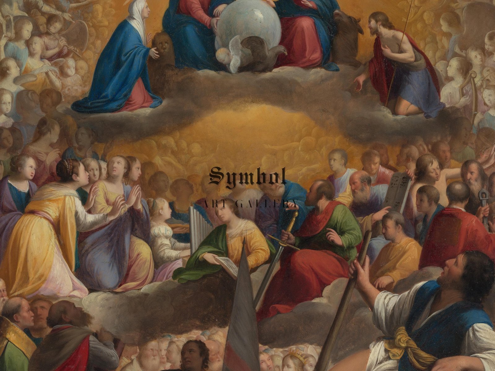Paradise by Carlo Saraceni, 1598, Baroque and Chiaroscuro, fine art print