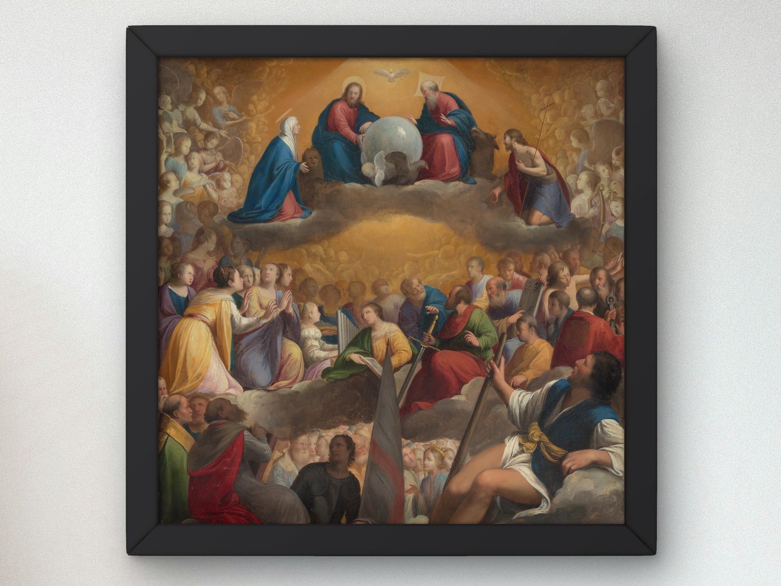 Paradise by Carlo Saraceni, 1598, Baroque and Chiaroscuro, fine art print