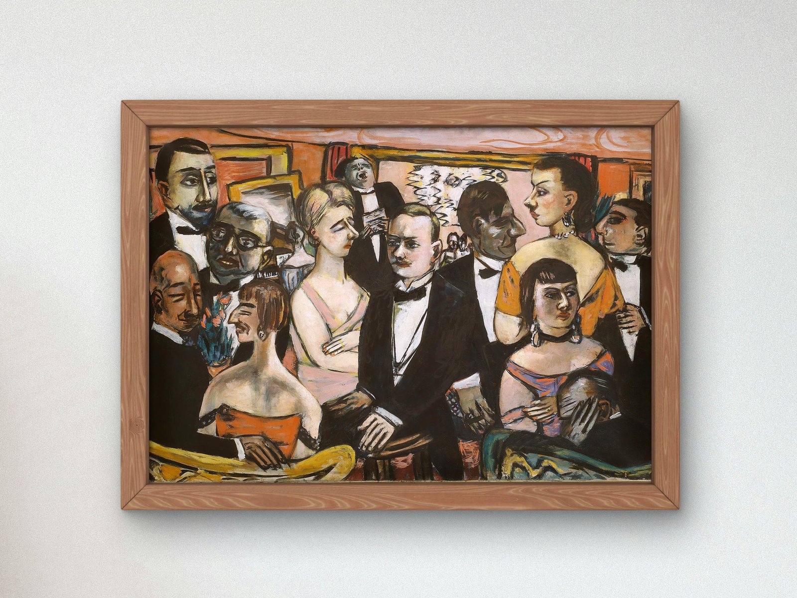 Paris Society by Max Beckmann, 1931, Expressionism, fine art print
