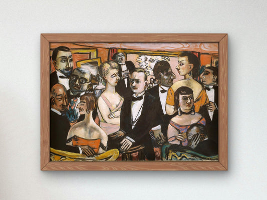 Paris Society by Max Beckmann, 1931, Expressionism, fine art print