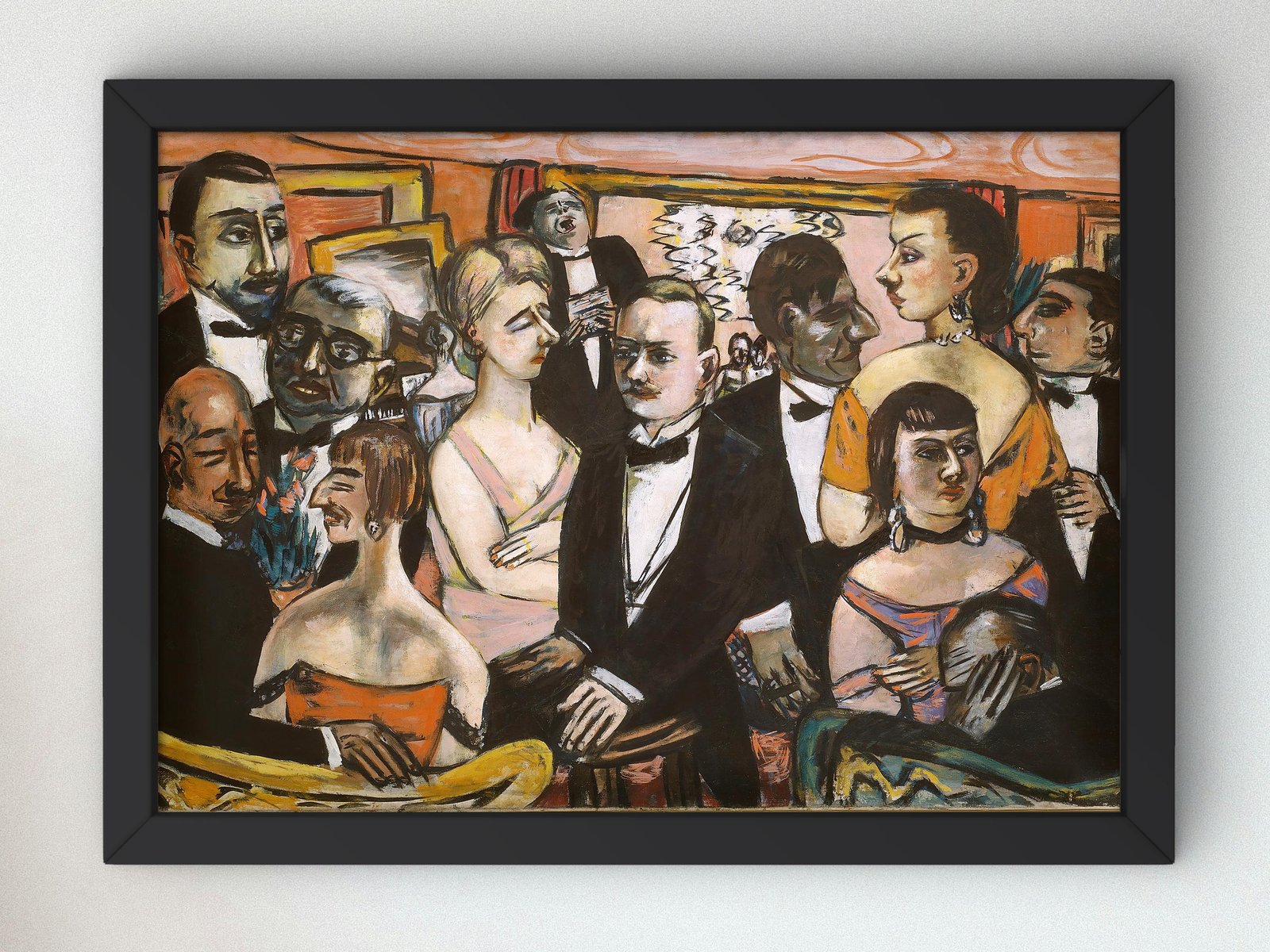 Paris Society by Max Beckmann, 1931, Expressionism, fine art print