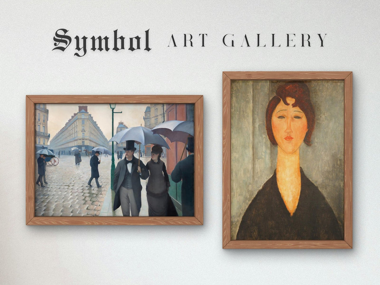 Paris Street, Rainy Day by Gustave Caillebotte, 1877, Realism, fine art print