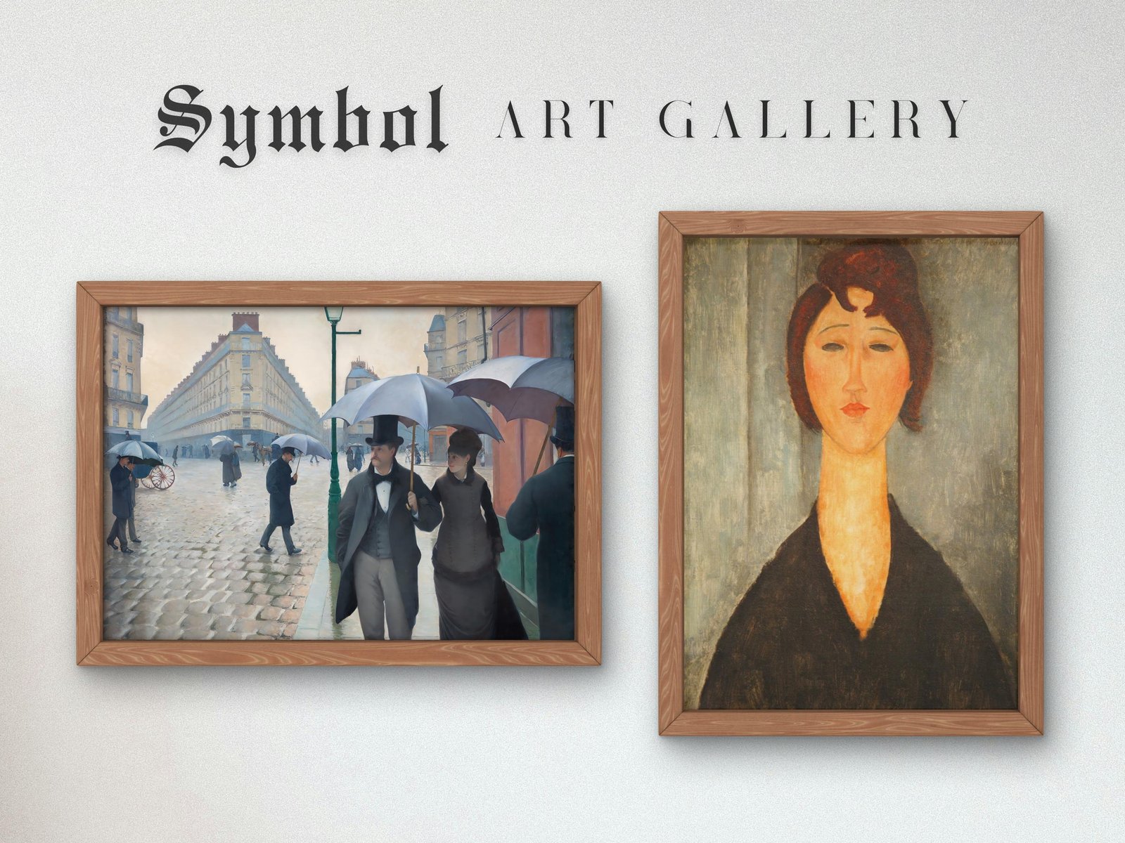 Paris Street, Rainy Day by Gustave Caillebotte, 1877, Realism, fine art print