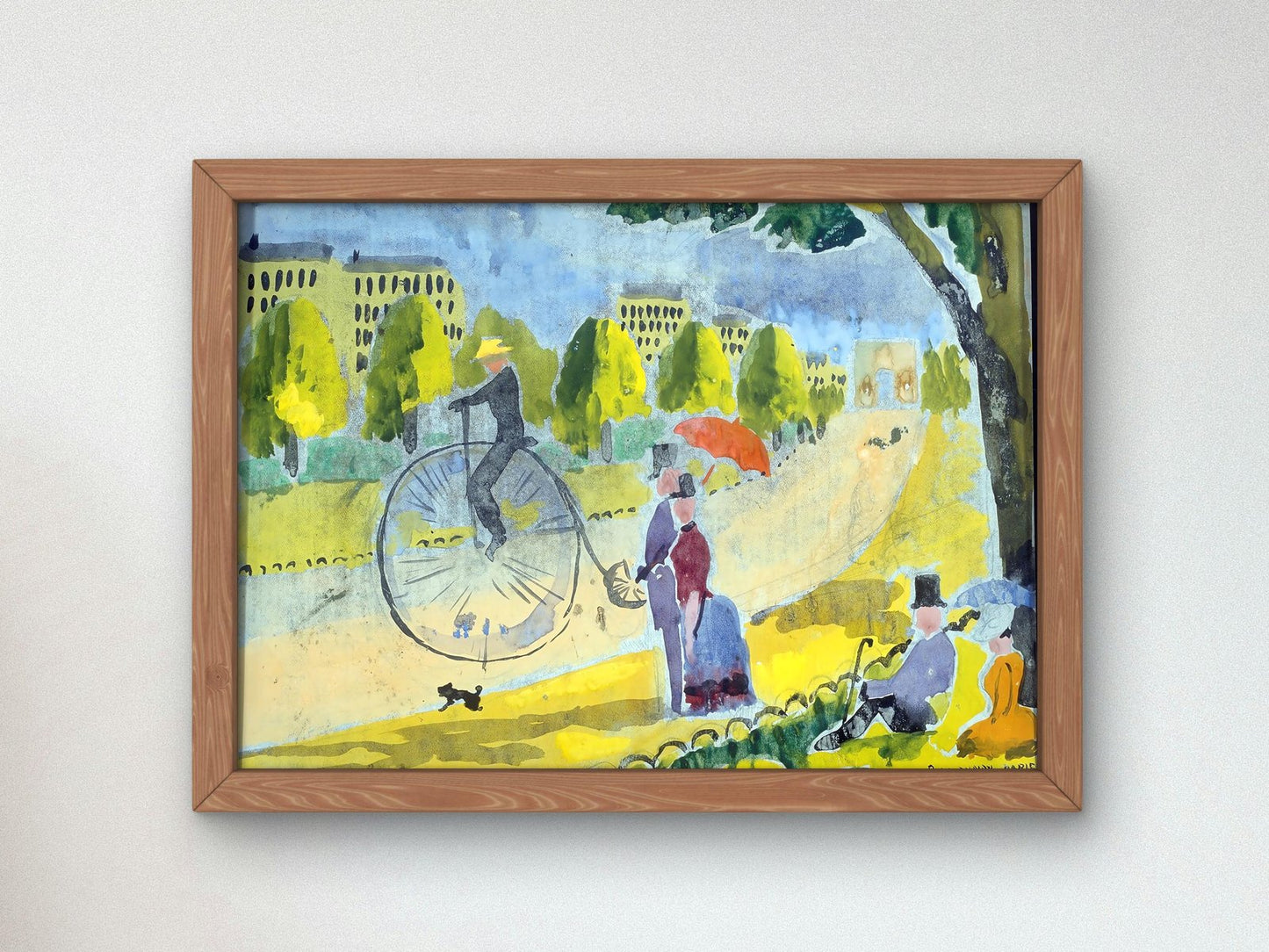Paris Street by Robert Delaunay, 1906, Cubism and Abstract Art, fine art print