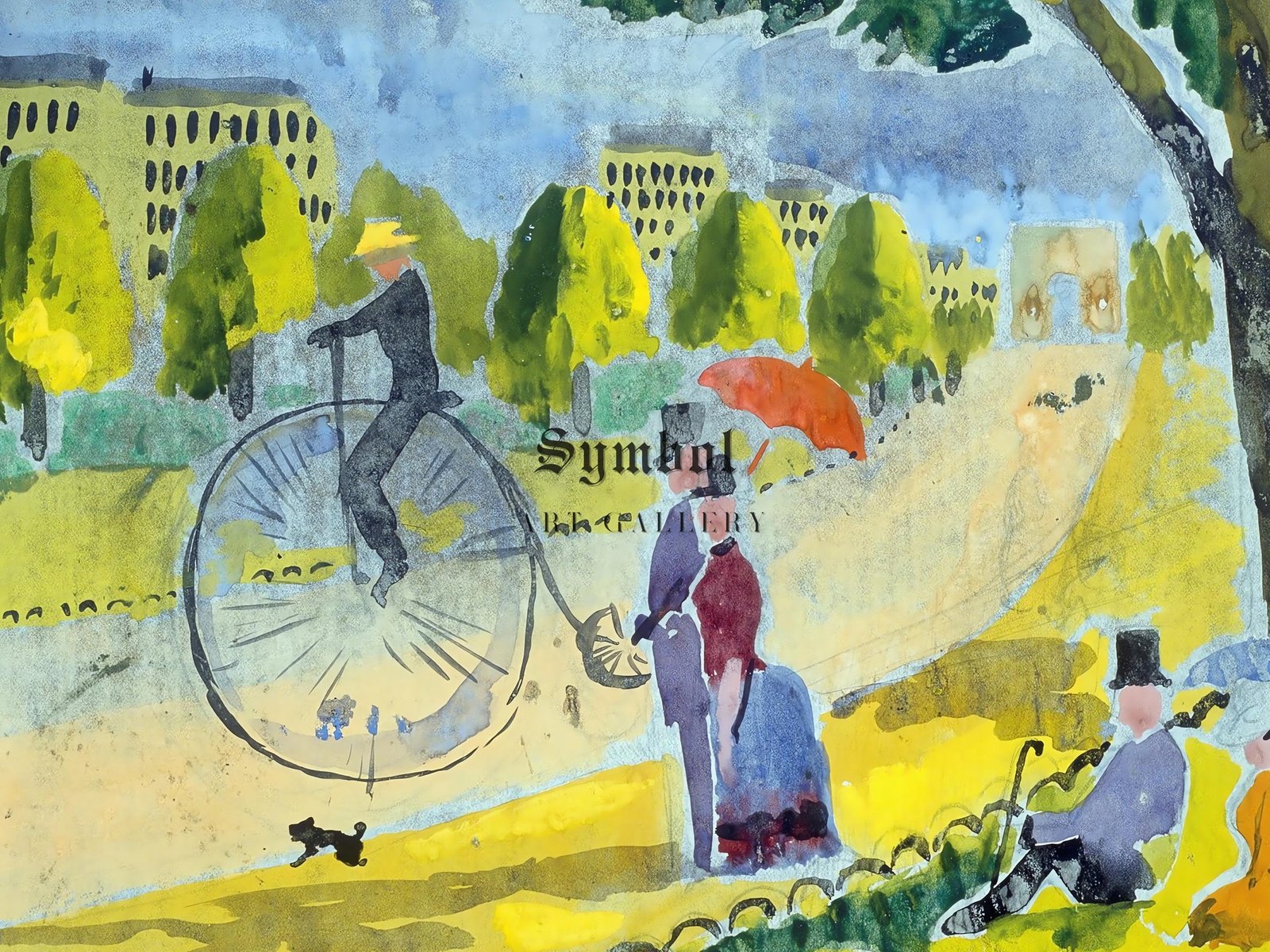 Paris Street by Robert Delaunay, 1906, Cubism and Abstract Art, fine art print
