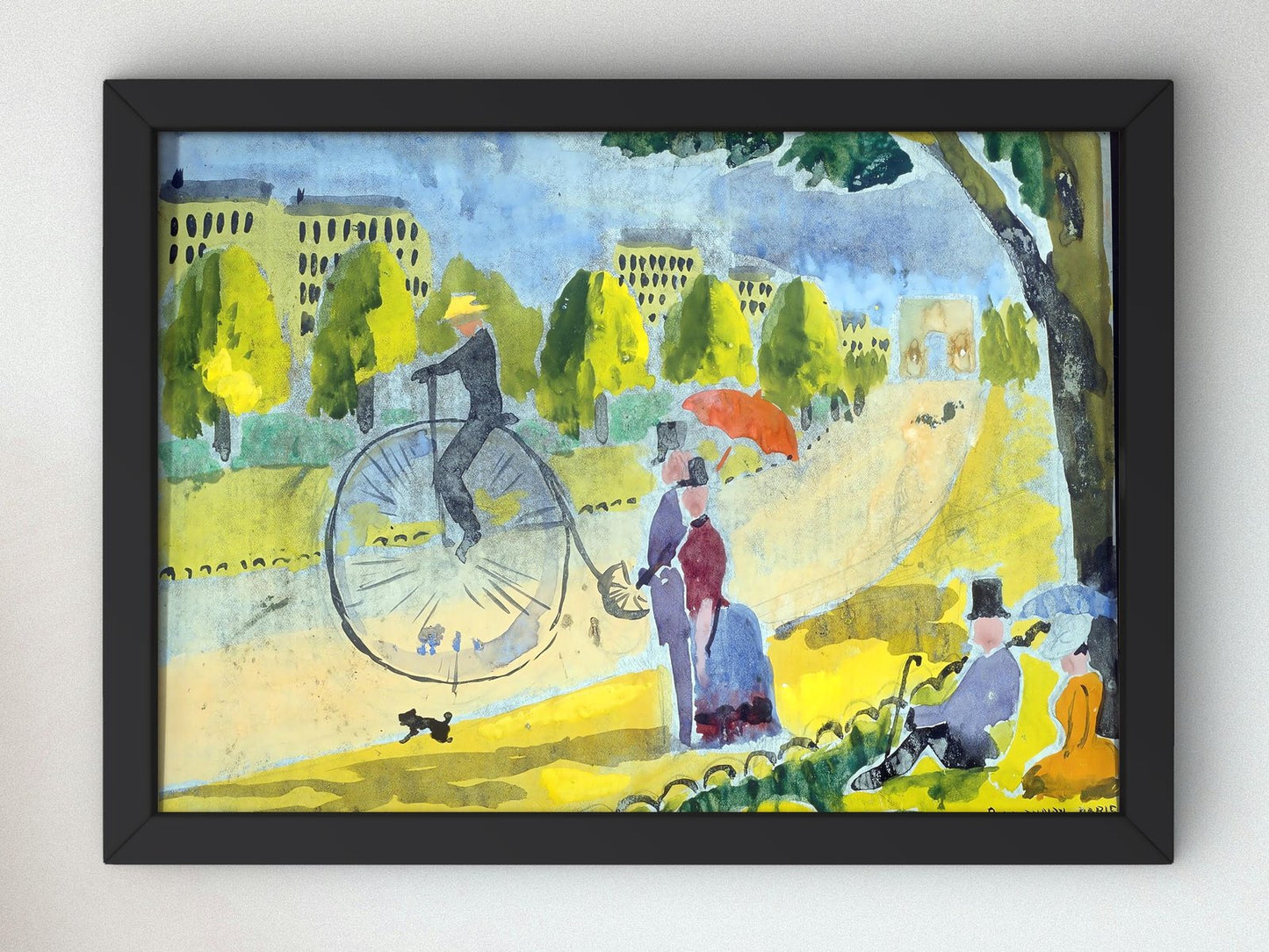 Paris Street by Robert Delaunay, 1906, Cubism and Abstract Art, fine art print