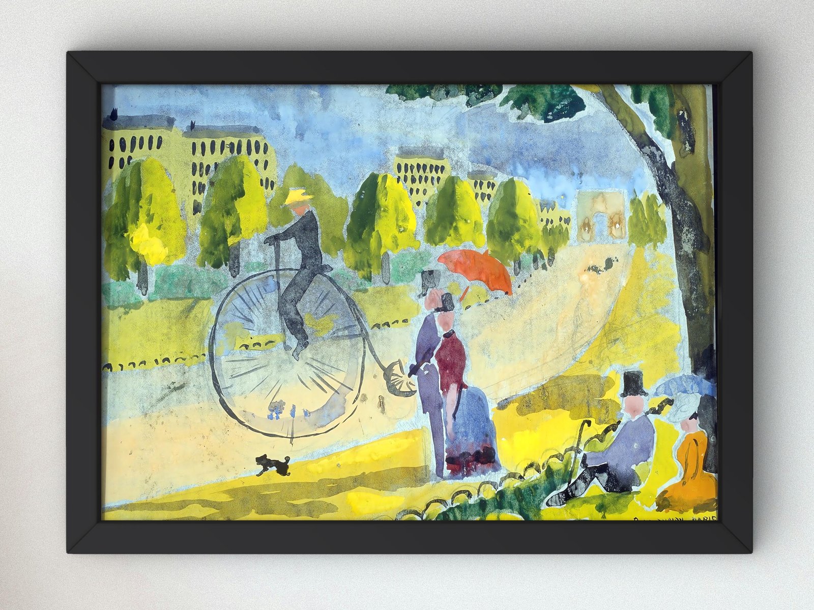 Paris Street by Robert Delaunay, 1906, Cubism and Abstract Art, fine art print
