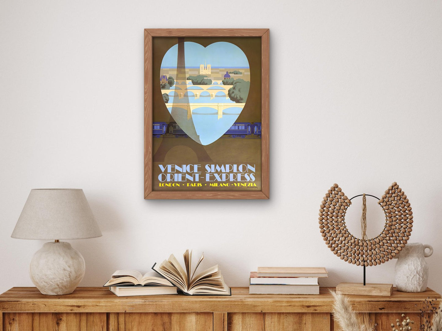 Paris Venice Simplon Orient Express by Pierre Fix-Masseau, 1930, Art Deco, fine art print