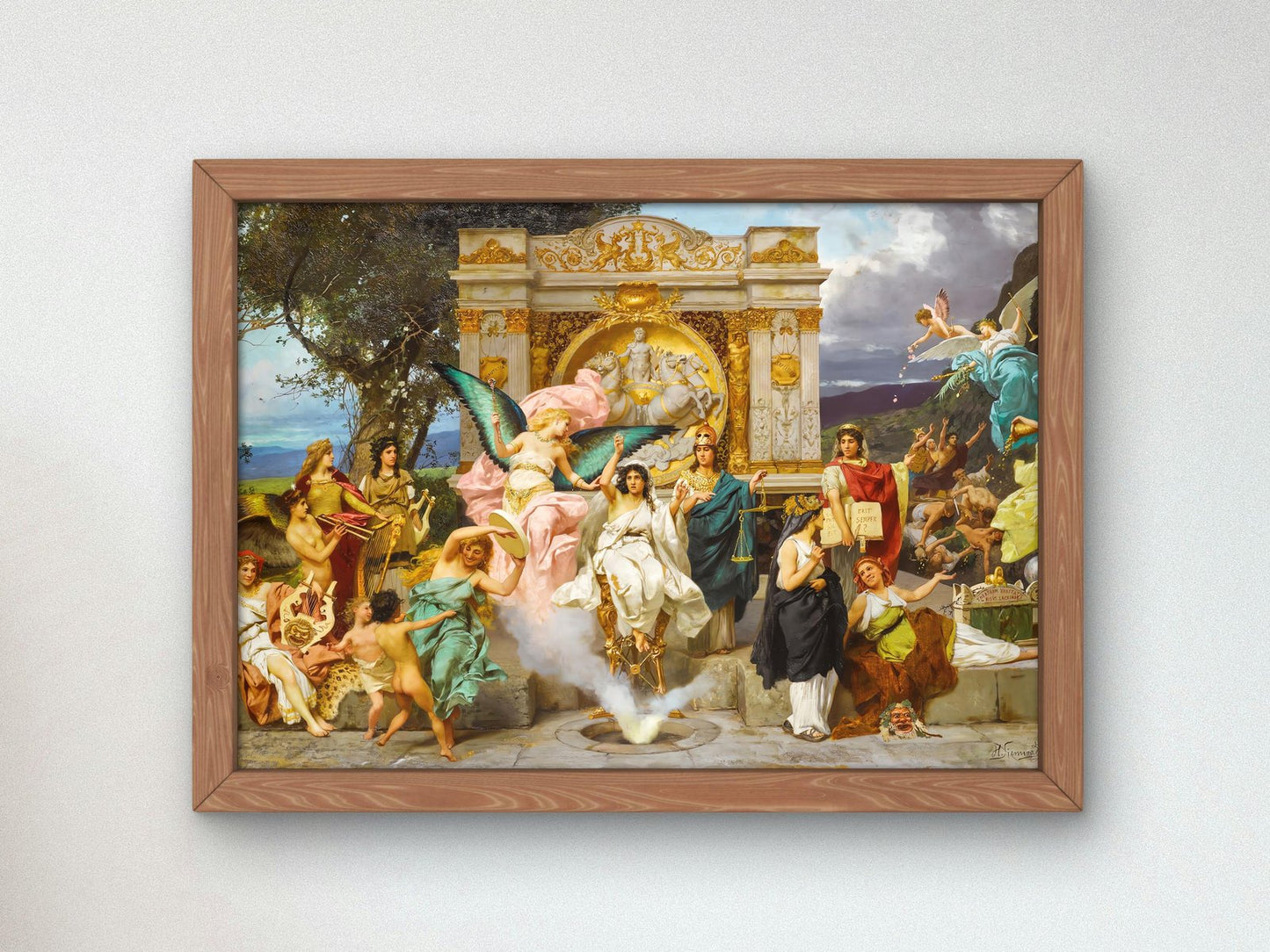 Parnassus by Henryk Siemiradzki, 1875, Romanticism and Classical Landscapes, fine art print