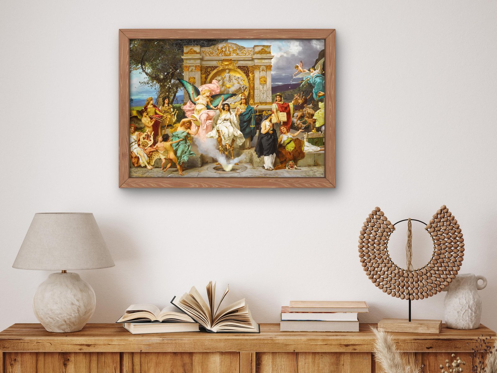 Parnassus by Henryk Siemiradzki, 1875, Romanticism and Classical Landscapes, fine art print