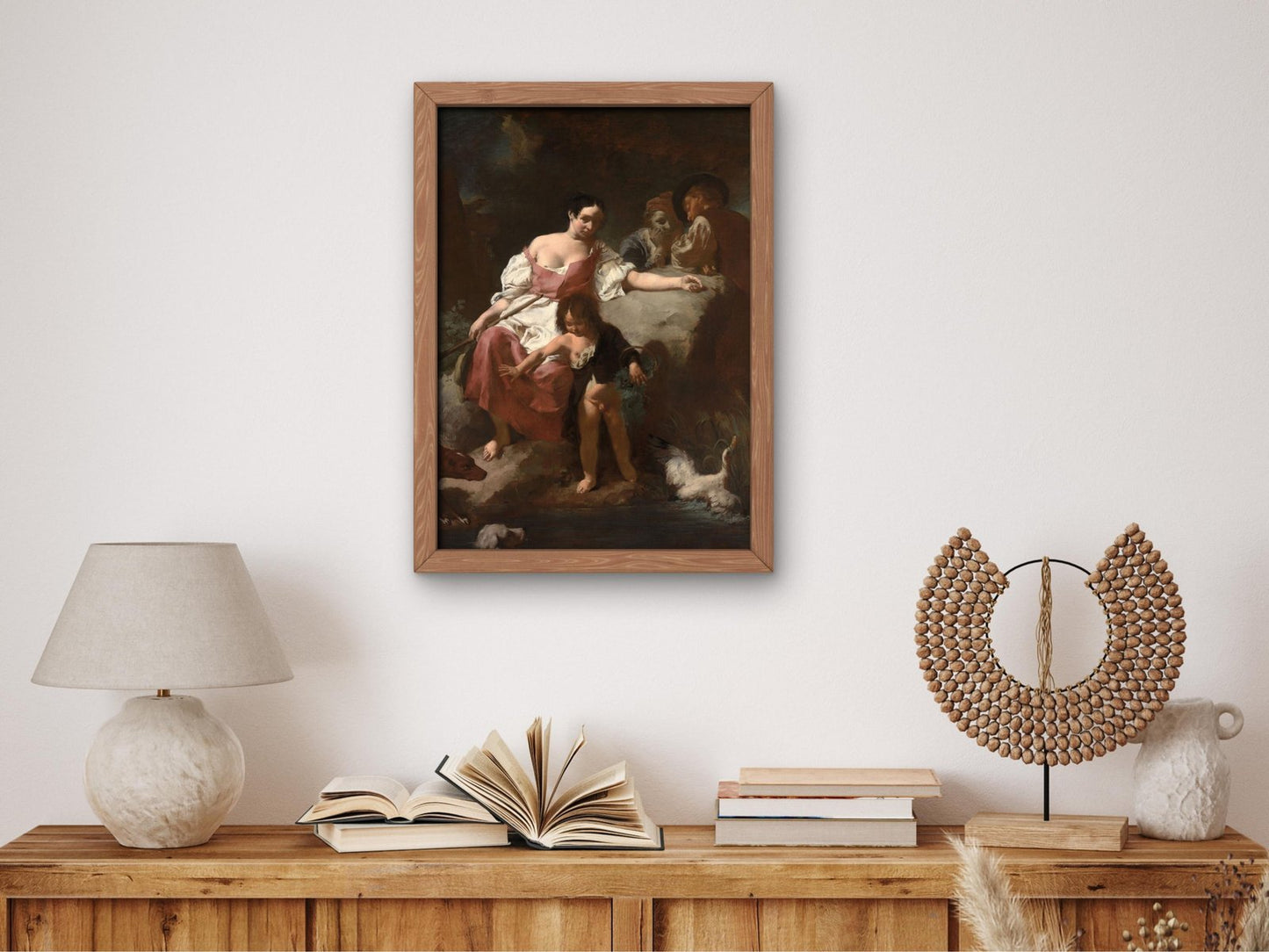 Pastoral Scene by Giovanni Battista Piazzetta, 1740, Rococo and Neoclassicism, fine art print