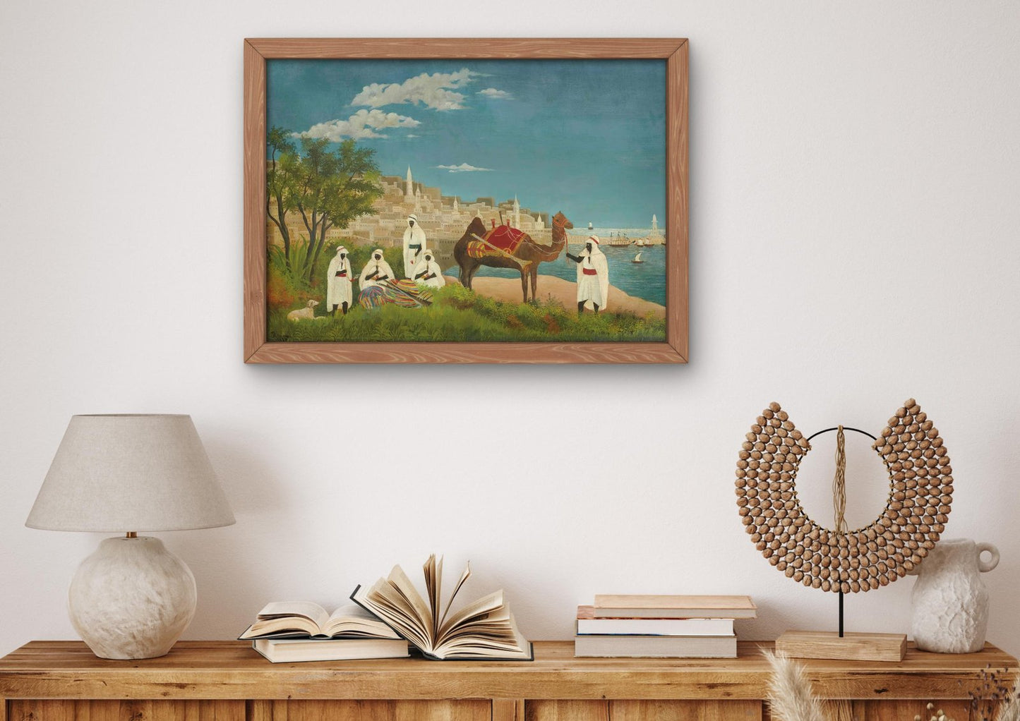 Paysage d'Alger by Henri Rousseau, 1880, Orientalism and Exoticism, fine art print
