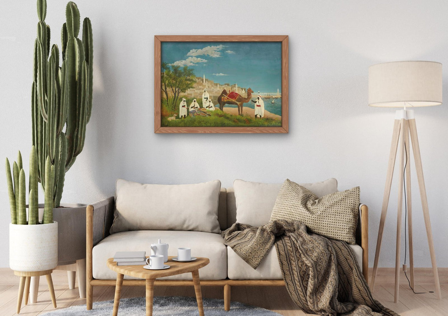 Paysage d'Alger by Henri Rousseau, 1880, Orientalism and Exoticism, fine art print