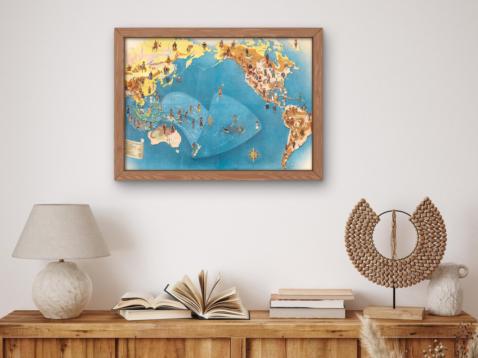 Peoples of the Pacific by Miguel Covarrubias, 1940, Art Deco and American Modernism, fine art print