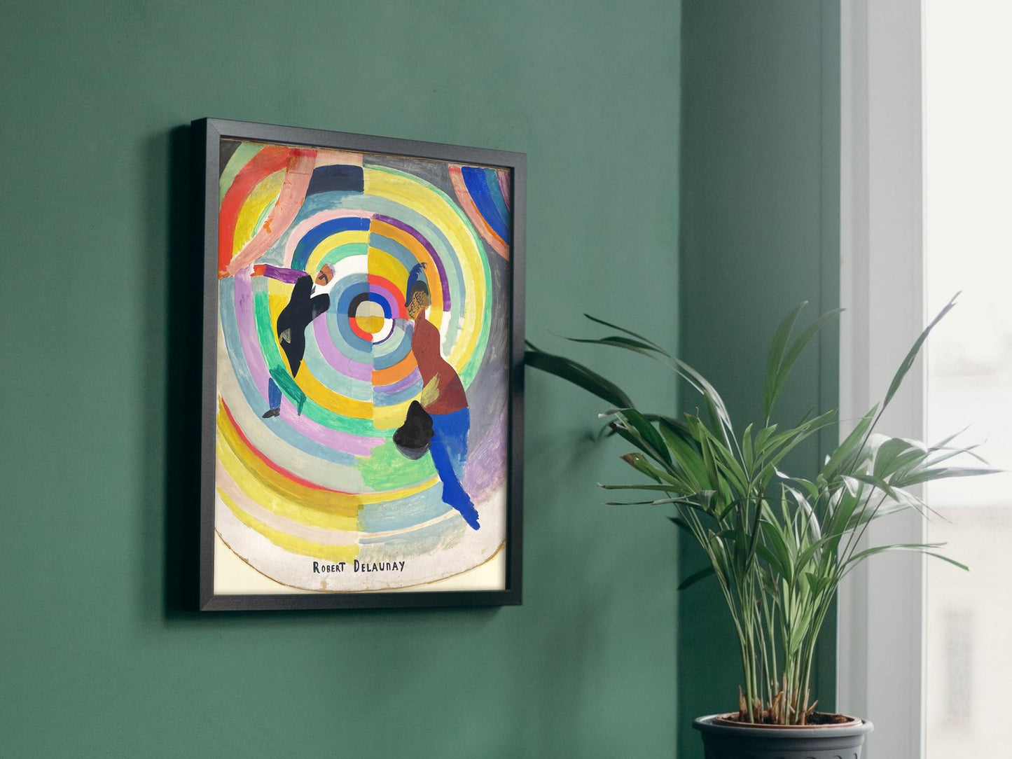 Political Drama by Robert Delaunay, 1914, Cubism and Abstract Art, fine art print